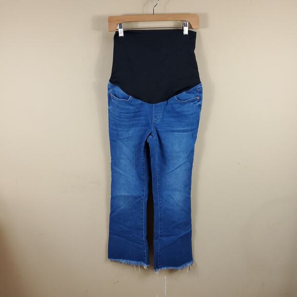 Loft Full Panel Maternity Straight Leg Jean Size 8 - Picture 1 of 12